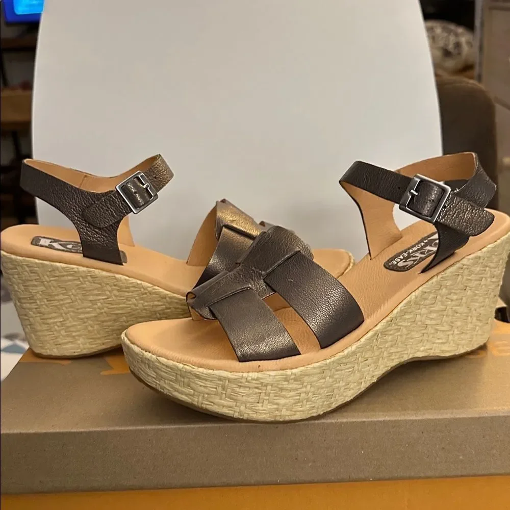 Kork-Ease Women's Navy Espadrille Sandals